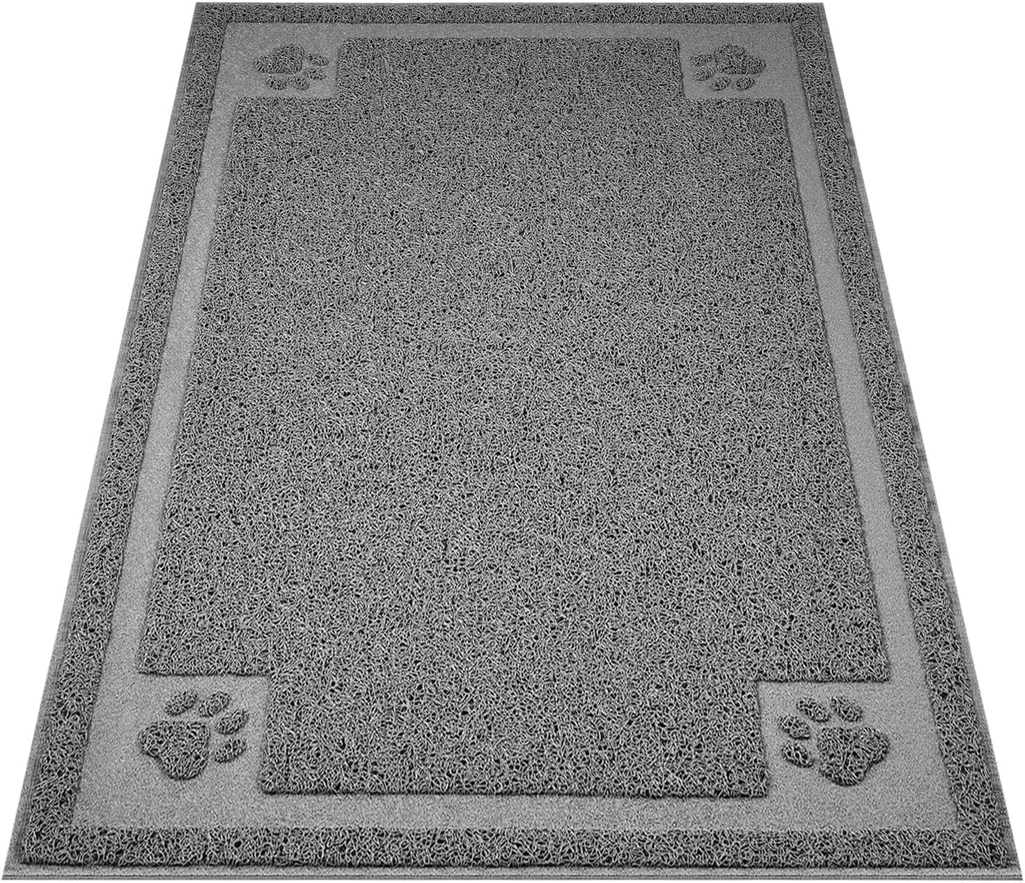 Large Cat Litter Mat Trapper 35.5"×23.5" Traps Litter from Box and Paws Scatter Control for Litter Box Soft on Sensitive Kitty Paws Easy to Clean Durable
